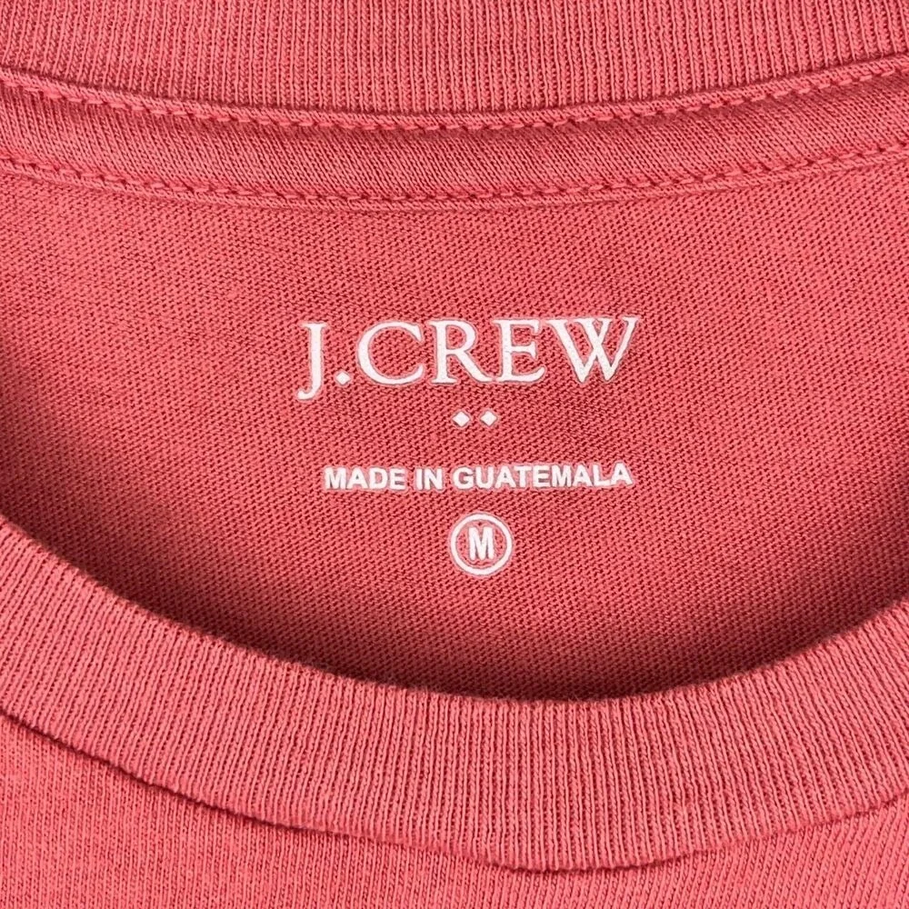 J‎ Crew Shirt Mens Medium Red Lobster Bake Beach Tee Cotton Short Sleeve
